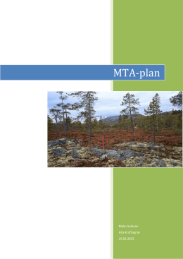 MTA-plan - Alta Kraftlag