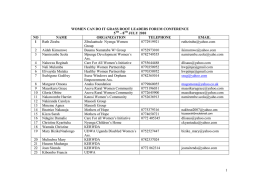 List of Participants Uganda 2010