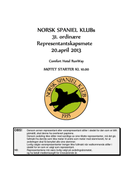 RS-2013 - Norsk Spaniel Klub