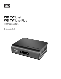 WD TV Live/WD TV Live Plus HD Media Player