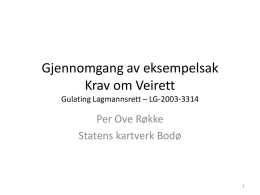 Foredrag Per-Ove Røkke