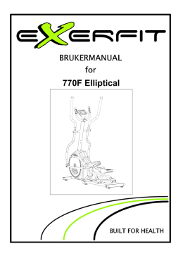 EXERFIT 770F elliptical