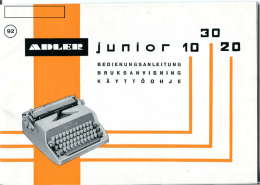 Adler junior 10 20 30