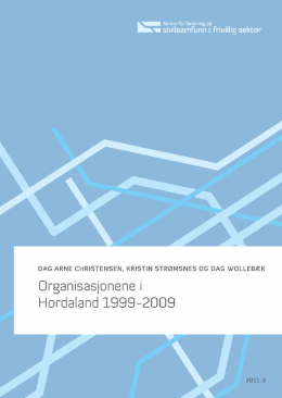Organisasjonene i Hordaland 1999-2009