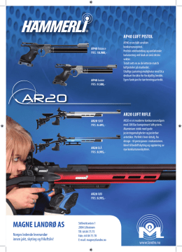 Hämmerli AR 20 luftpistol og luftrifle