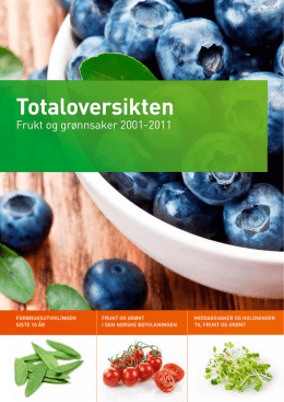 PDF - Totaloversikten 2001 - 2011