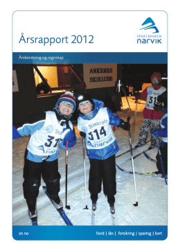 Årsrapport 2012.pdf - Sparebanken Narvik