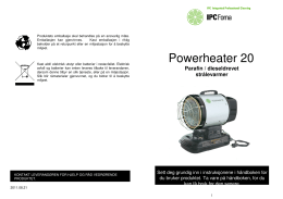 Manual Powerheater 20
