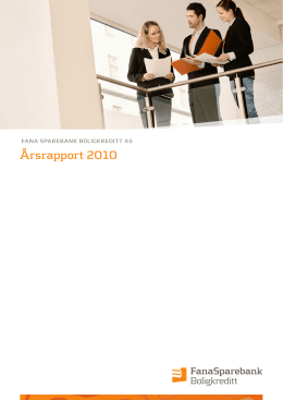 Årsrapport 2010 - Fana Sparebank