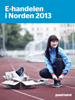 E-handelen i Norden 2013