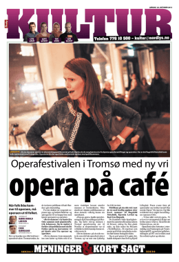 Nordlys 26.10.13 Opera på café