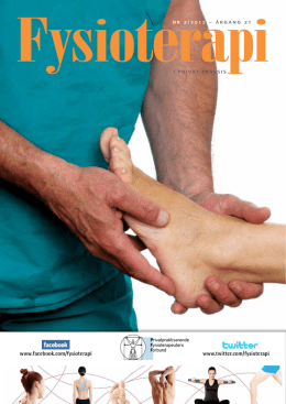 Nr. 2 2012 - Privatpraktiserende Fysioterapeuters Forbund