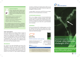 Primær skleroserende cholangitt (PSC)