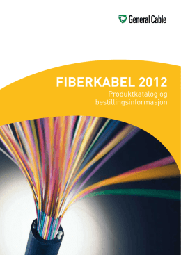 Fiberkatalogen 2012 - General Cable Nordic AS