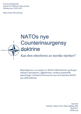 NATOs nye Counterinsurgensy doktrine