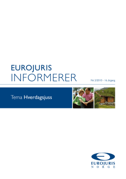 Eurojuris Informerer nr 2-2010