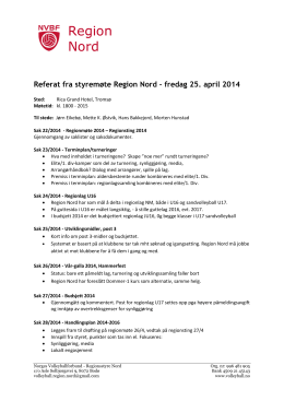 Referat 10 25.04.2014 - Norges Volleyballforbund