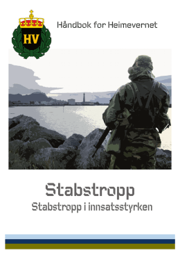 Haandbok for stabstropp i innsatsstyrken.pdf - Heimevernet