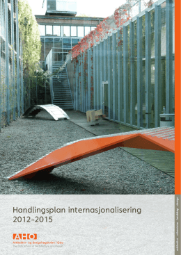 Handlingsplan internasjonalisering 2012-2015 - Arkitektur