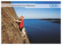 Klatrefører for Odderøya
