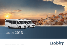 bobiler 2013 - Hobby Caravan