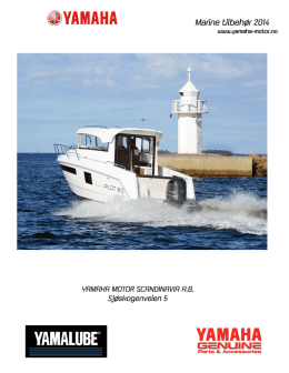 Marine tilbehør brosjyr (pdf 3MB) - Yamaha