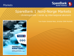 SpareBank 1 Nord-Norge Markets
