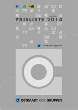 PRISLISTE 2014