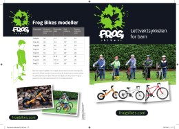 Frog Bikes - Felgensykkel.no