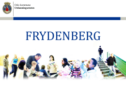 Teach First Oslo - Frydenberg skole
