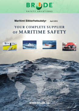 Maritimt Sikkerhetsutstyr