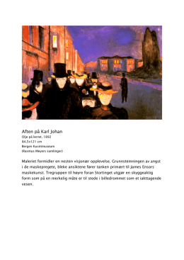 Aften på Karl Johan - Munch