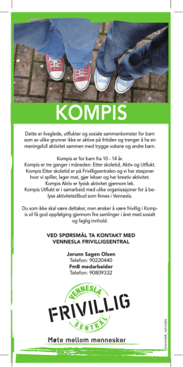 KOMPIS - Vennesla Frivilligsentral