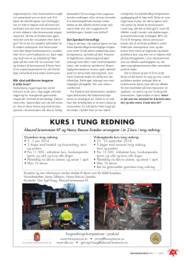 KURS I TUNG REDNING - Heavy Rescue Training Sweden