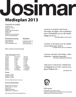 Medieplan 2013