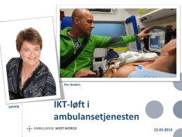 IKT-løft i ambulansetjenesten
