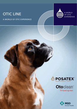 Posatex / Otoclean - MSD Animal Health Norge