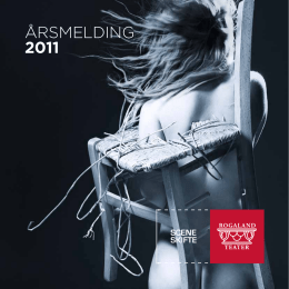 Årsmeldinger2011 - Rogaland Teater