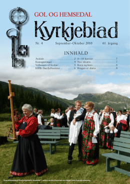 Kyrkjebladet - Hemsedal kyrkjelege fellesråd