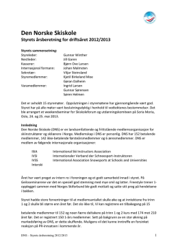DNS Årsrapport for 2010