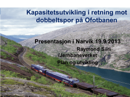 Jernbaneverket - Narvik Havn KF
