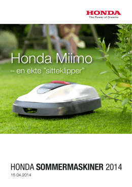 Honda hage og park katalog 2014