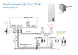 Condair CP3 Mini med hygrostat for kanal type CDC