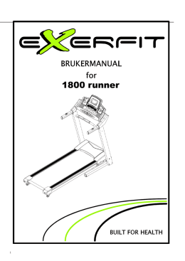 EXERFIT 1800 runner