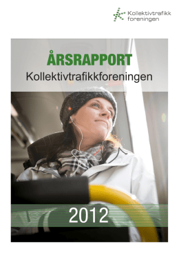 ÅRSRAPPORT - Kollektivtrafikkforeningen