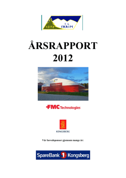 Årsrapport IL Skrim 2012