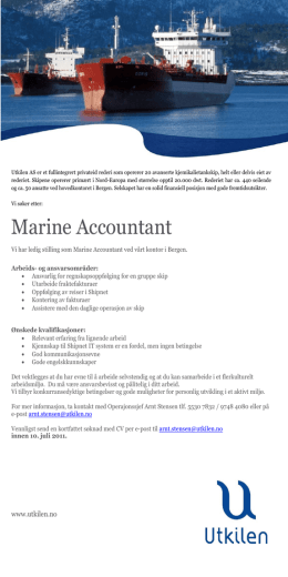 Marine Accountant