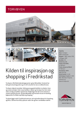Kilden til inspirasjon og shopping i Fredrikstad