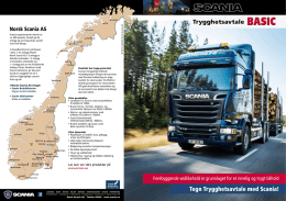 Tegn Trygghetsavtale med Scania!