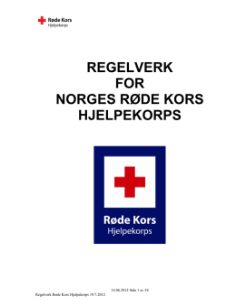 3. Instruks for Lokalråd for Røde Kors Hjelpekorps